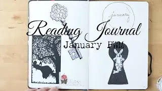 January 2022 Reading Journal Set Up & Reading Wrap Up// Alice in Wonderland Theme // Plan With Me