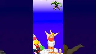 Mota moti Reverse jumping mixed Hulk, Spider man damege, belun, rocket part 200