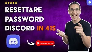 Come Reimpostare la PASSWORD di DISCORD DIMENTICATA in 41S