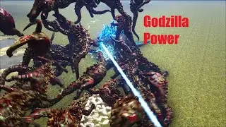 160 Nos Titanosaurs fight in ARK Survival Evolved 