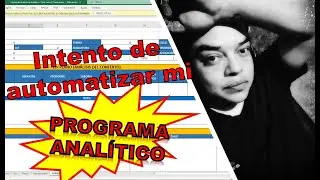 Intento de automatizar mi programa analítico