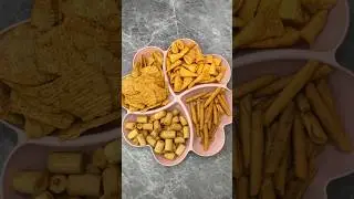 Filling platter with Chips & Snacks 🍟