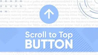 🔝 How to make Scroll to Top Button using HTML, CSS and JavaScript