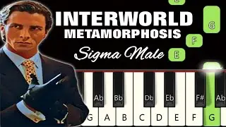 Interworld - Metamorphosis 🔥 | Piano tutorials | Piano Notes | Piano Online #pianotimepass #sigma