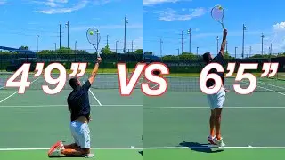 How Body Height Impacts Serving in Tennis