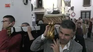 Cristo Yacente y Nuestra Señora de la Soledad. 4K. Traslado. Ronda 2024