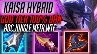 WILD RIFT KAISA *NEW* HYBRID BUILD IS THE STRONGEST JUNGLER RIGHT NOW (NOT CLICKBAIT)
