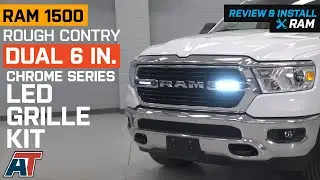 2019-2020 RAM 1500 Rough Country Dual 6 Inch Chrome Series LED Grille Kit Review & Install