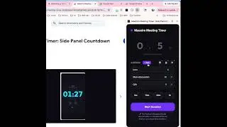 Maestro Meeting timer demo