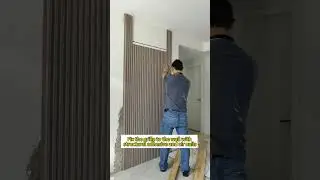 Invisible door installation process #wallpanel  #installation  #interiordesign #doors #fyp