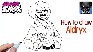 How to Draw Entity Aldryx easy | Friday Night Funkin Mod Characters (FNF)
