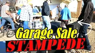 Garage Sale Stampede In Colorado