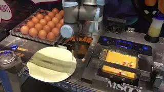 Automatic omelette making robot, Omelette made By Robot
