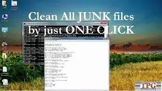 Clean junk files from PC  by JUST one click