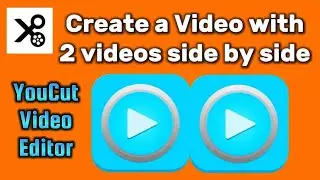 How to play two videos side by side with YouCut video editor android app