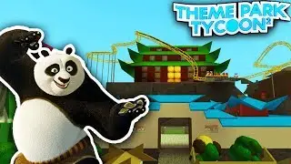 KUNG FU PANDA in Theme Park Tycoon 2!! - Roblox