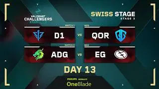D1 vs QOR | ADG vs EG | VALORANT Challengers NA | W4 D5 | Regular Phase | Stage 3