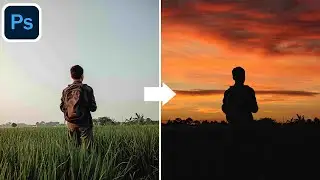 Create Silhouette Effect with Just 2 Layers in Photoshop