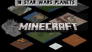 10 Star Wars Planets in Minecraft