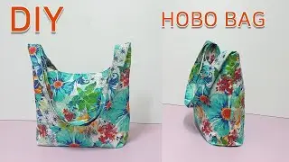 DIY shoulder bag/ Hobo Bag Tutorial/호보백 만들기/여름가방 만들기[JSDAILY]