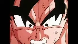 Goku transforms into a Super Saiyan for the first time 