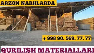 QURILISH MATERIALLAR NARHLARI SURXONDARYO QIZIRIQ JAXON BOZORI 