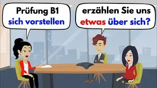 Exam B1 (DTZ) sich vorstellen 2021 | Speaking part 1