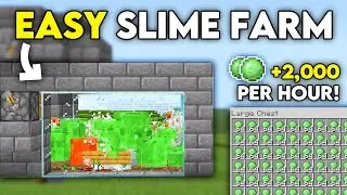 EASIEST SLIME FARM in 1.21 Minecraft Bedrock & Java!