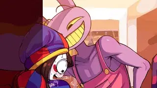 Hey Pomni, do you like this? - BlackWhiplash Comic Dub