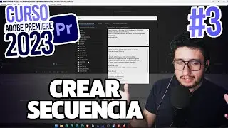 Crear Secuencia | Curso Adobe Premiere Pro 2026 | Capítulo #3