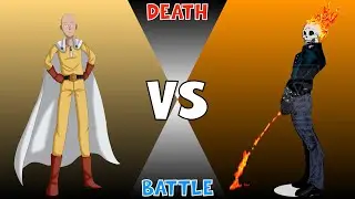 Saitama vs. Ghost Rider | Death Battle
