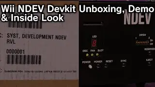 Wii NDEV Devkit Unboxing, Demo & Inside Look