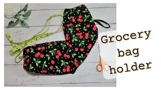 🔥 5 - 7 Minutes Sewing: Grocery Bag Holder | Sewing Project for Beginners!!!