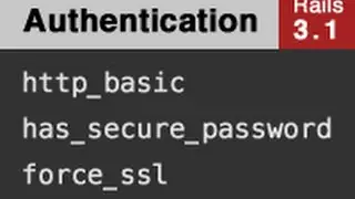 Ruby on Rails - Railscasts #270 Authentication In Rails 3.1