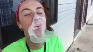 Blowing Bubble Gum Bubbles #424