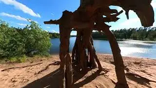 Поселок Вырица. Река Оредеж