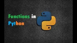 Functions in Python