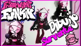 Como DIBUJAR a SARVENTE de FNF /How to DRAW SARVENTE/FRIDAY NIGHT FUNKIN