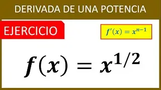 DERIVADA DE POTENCIA | Ejercicio Resuelto para Principiantes