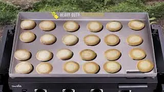 Plancha de gas de 4 quemadores