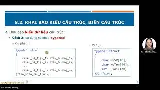Chương 8 - struct