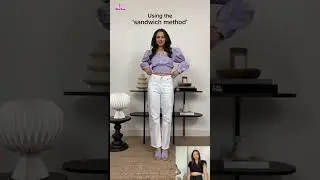 💥 Secret of Perfect Outfit | Sandwich Method #shorts