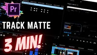 Awesome way to use the TRACK MATTE KEY in Adobe Premiere Pro in 3 Minutes!!!(Tutorial for Beginners)