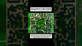 BIGGEST QR CODE EVER SEEN! #shorts