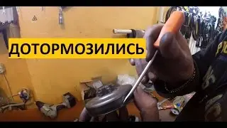 Не крутится цепь на бензопиле/на тормозе/последствия / The chain does not turn on the chainsaw