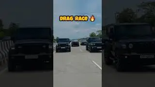 Black Thar V/S Black Scorpio Drag Race 🥵💪