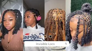 2023~Cute Invisible Locs Hairstyles|Protective style😍💕