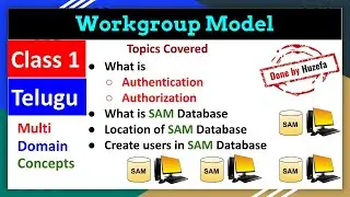 #1 SAM Database with Authentication and Authorization in Telugu | Huzefa