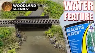 Make a WATER Feature using Woodland Scenics REALISTIC WATER