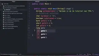 JAVA P1L2 - Datatypen en variabelen in JAVA
